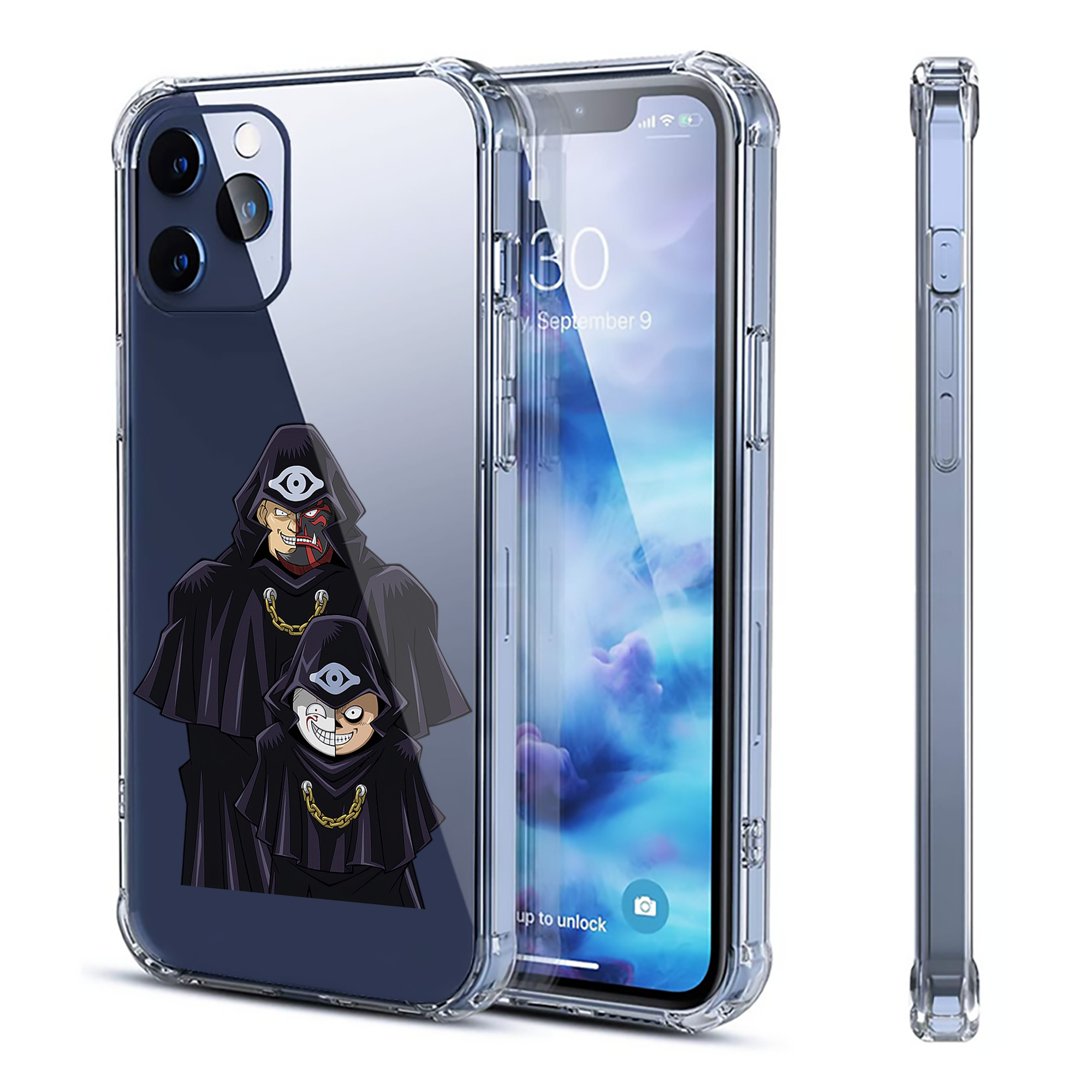 （画像用） 遊☆戯☆王 Yu-Gi-Oh! 【iPhone 12シリーズ対応】透明スマホケース（クリアソフトケース）